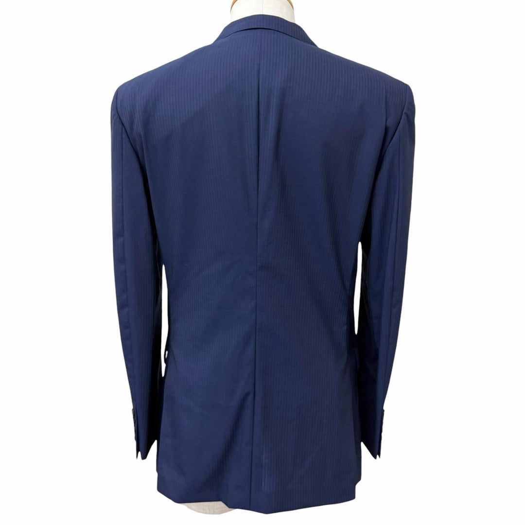 Excellent BURBERRY BLACK LABEL suit Stripe Pattern Single