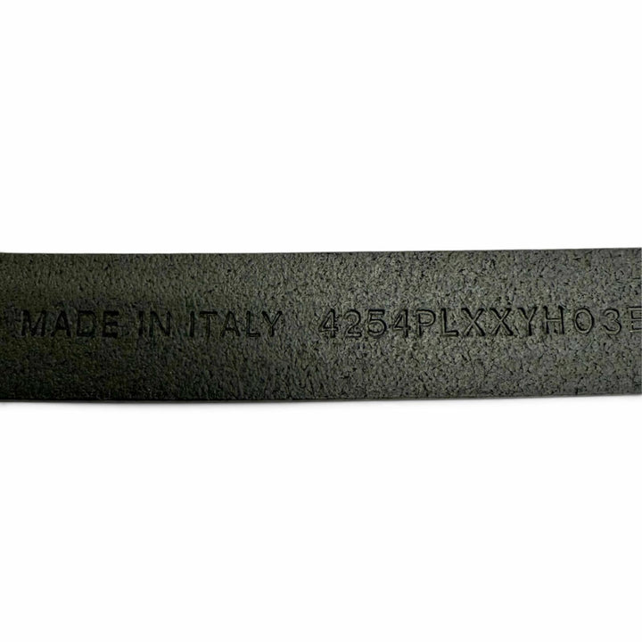 Excellent Christian Dior belt Atelier Logo leather belt black 4254PLXXYH03E