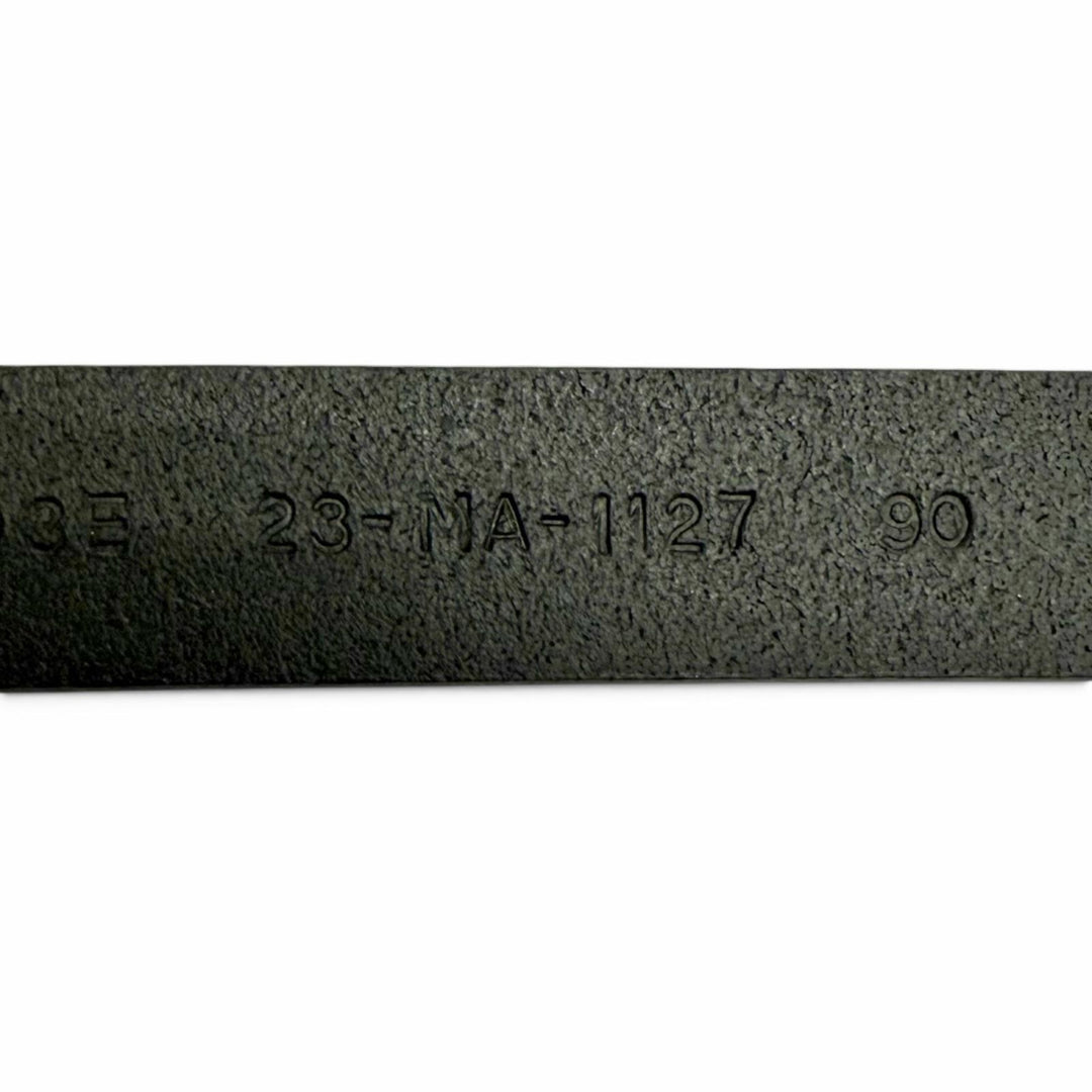 Excellent Christian Dior belt Atelier Logo leather belt black 4254PLXXYH03E