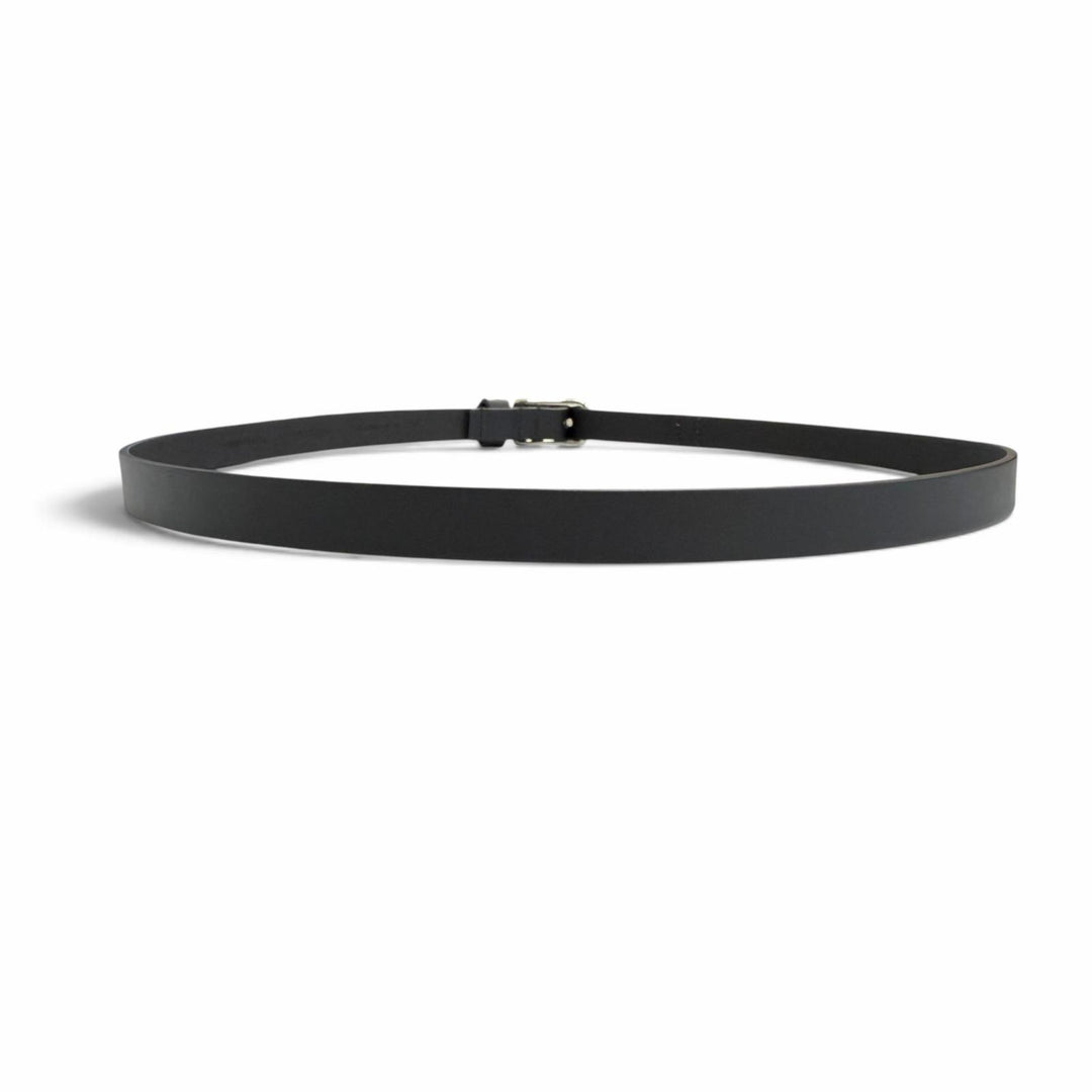Excellent Christian Dior belt Atelier Logo leather belt black 4254PLXXYH03E