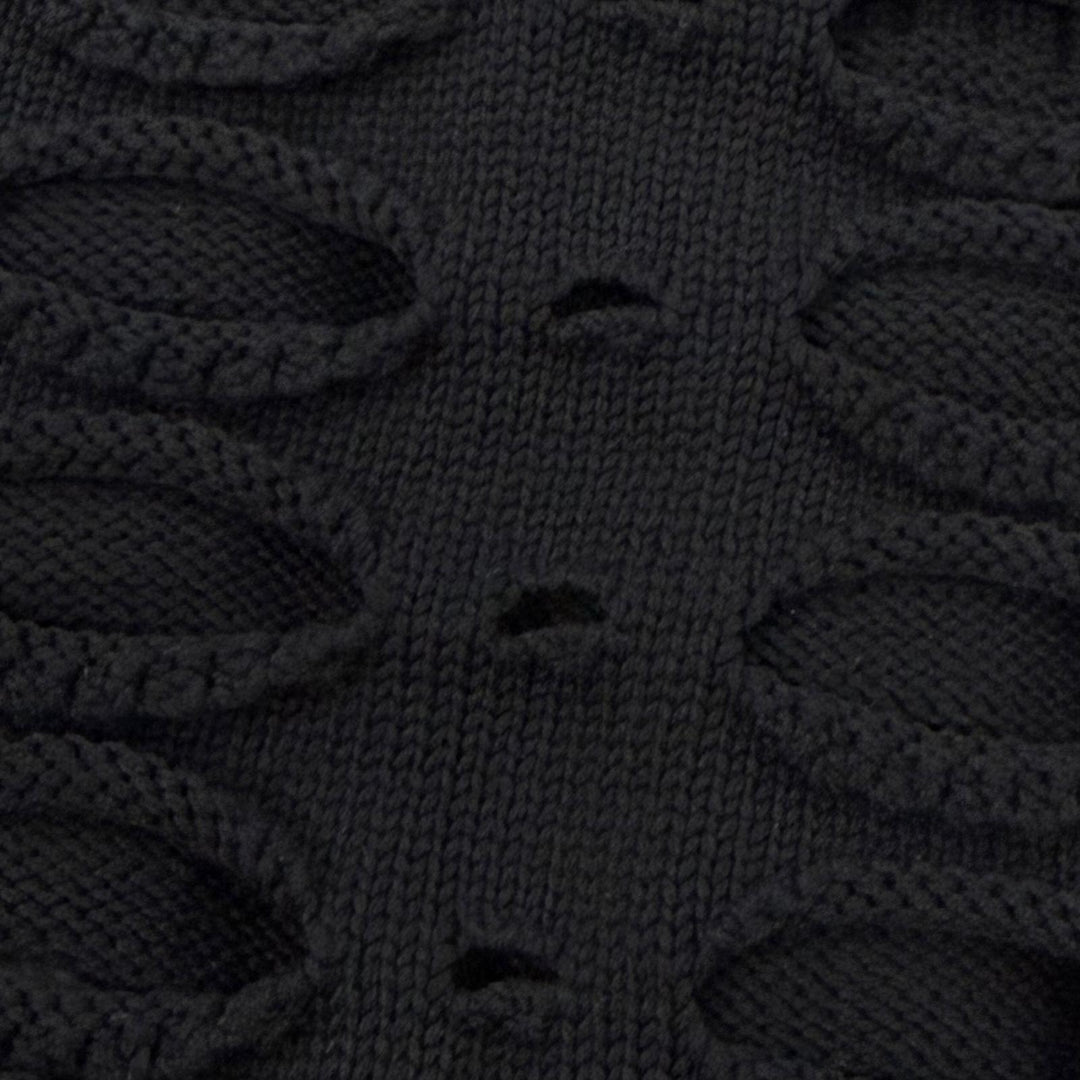 Excellent CFCL Best FACADE VENTS VEST 3D knitting black mens 1 CF006KN033