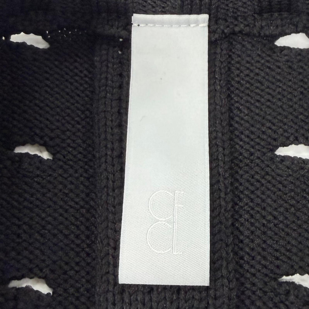 Excellent CFCL Best FACADE VENTS VEST 3D knitting black mens 1 CF006KN033