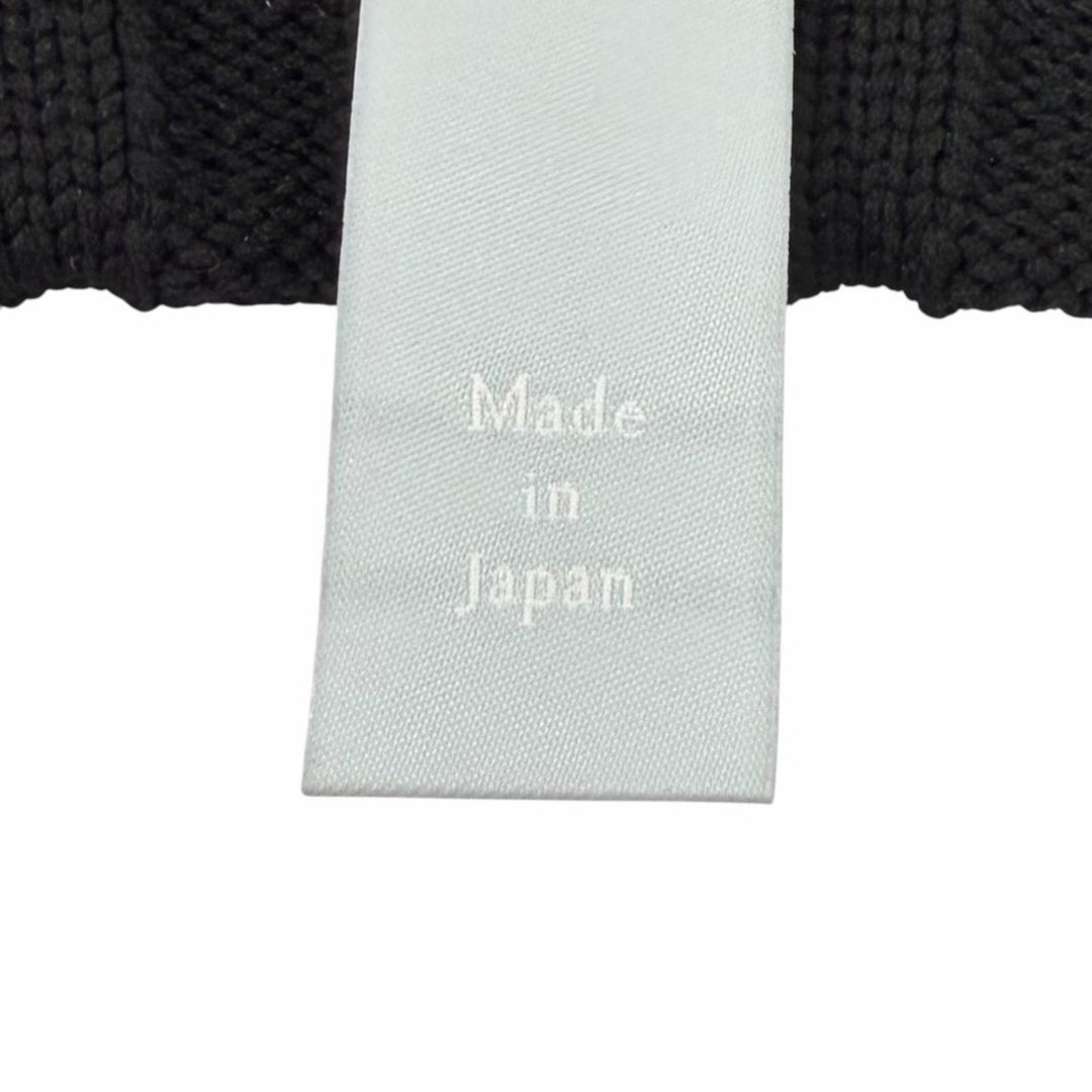 Excellent CFCL Best FACADE VENTS VEST 3D knitting black mens 1 CF006KN033