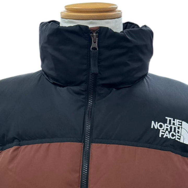 Excellent THE NORTH FACE Down jacket NUPTSE JACKET Brown Nylon mens L ND92335