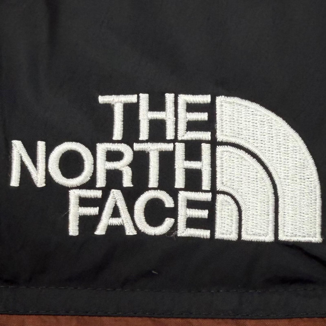 Excellent THE NORTH FACE Down jacket NUPTSE JACKET Brown Nylon mens L ND92335