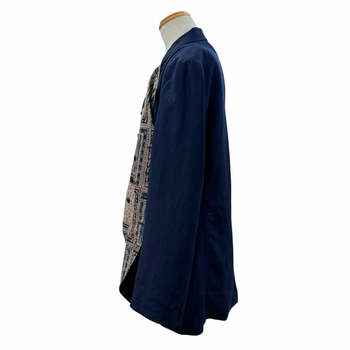 Excellent SYTE YOHJI YAMAMOTO tailored jacket Layered Design linen 3 UI-JI7-808