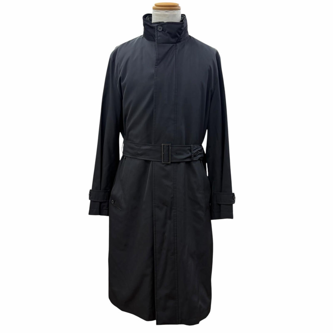 Excellent BURBERRY LONDON coat Silk blend quilted liner with padding black L