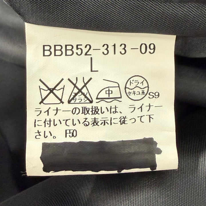 Excellent BURBERRY LONDON coat Silk blend quilted liner with padding black L