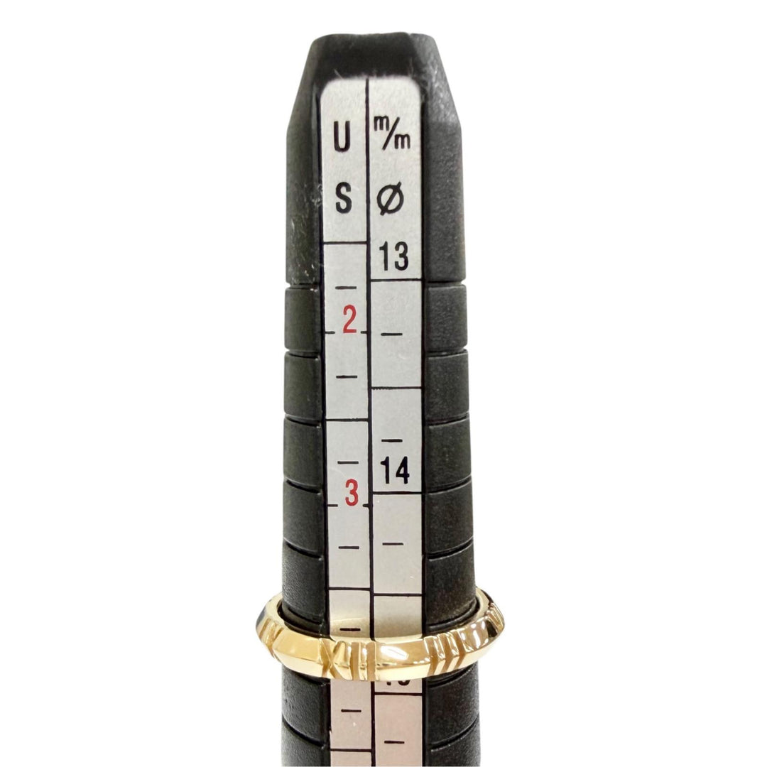 Excellent TIFFANY&Co. Atlas X Closed Ring 750(YG) K18 Yellow Gold AU750 Women