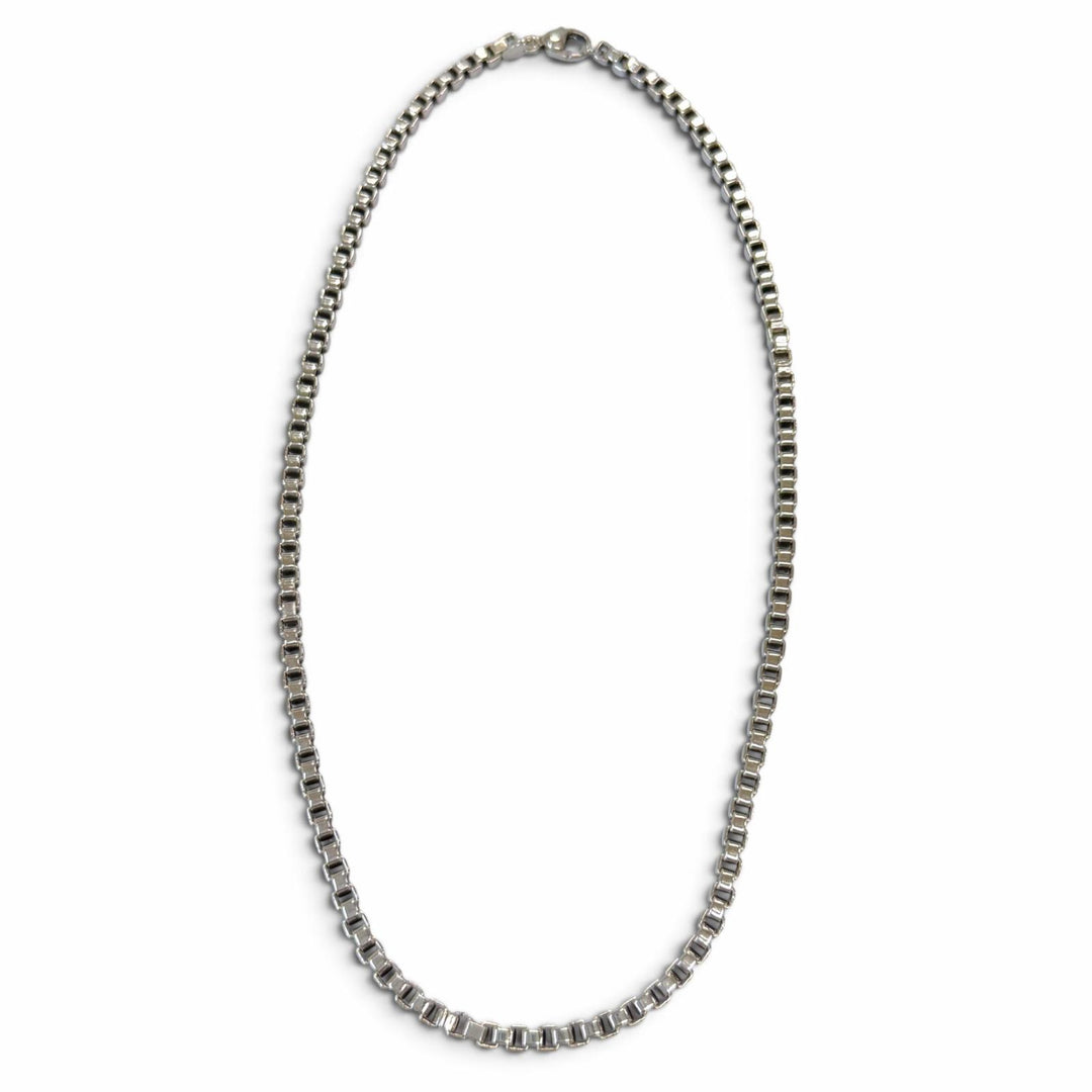 Great TIFFANY&Co. Necklace Venetian Chain Silver 925 mens