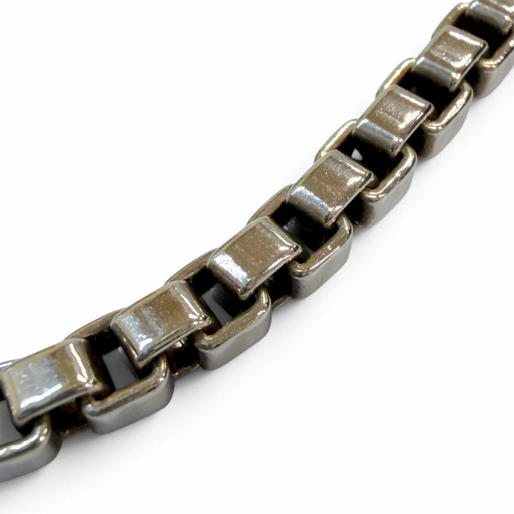 Great TIFFANY&Co. Necklace Venetian Chain Silver 925 mens