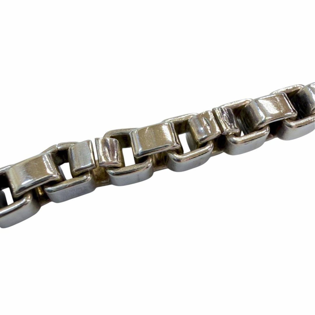 Great TIFFANY&Co. Necklace Venetian Chain Silver 925 mens