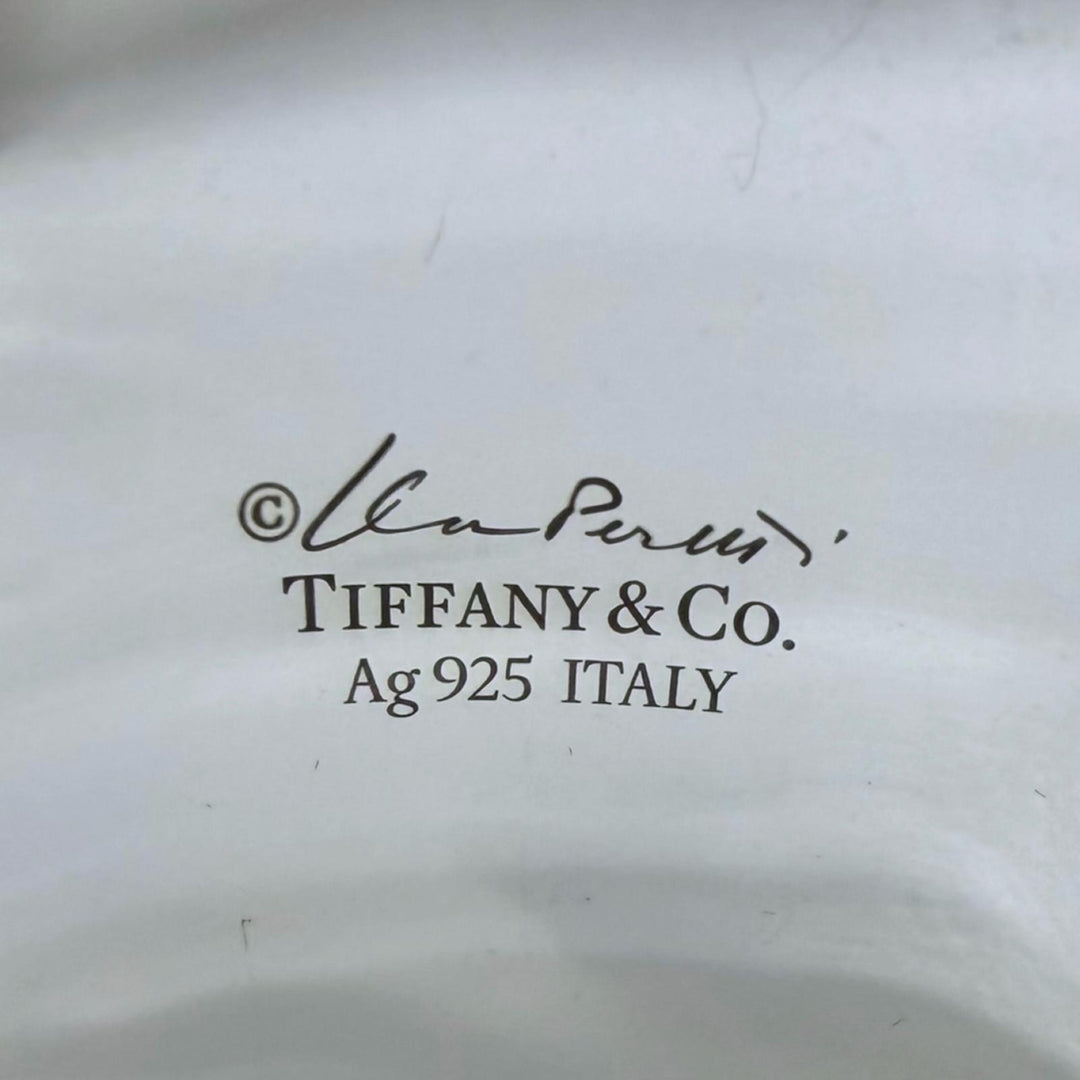 Great TIFFANY&Co. Bangle Bone Cuff Bracelet for Left Hand Silver AG925 mens