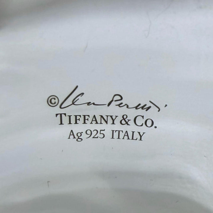 Great TIFFANY&Co. Bangle Bone Cuff Bracelet for Left Hand Silver AG925 mens