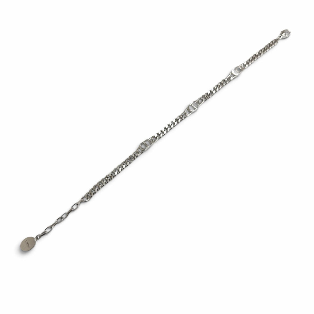 Great DIOR bracelet CD Icon Chain Link Silver AG925 mens B2162HOMST