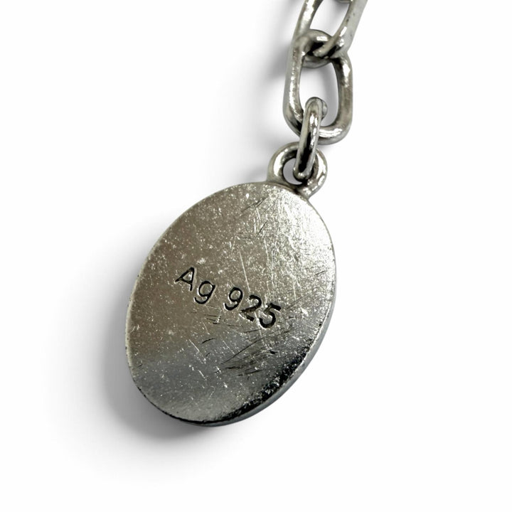 Great DIOR bracelet CD Icon Chain Link Silver AG925 mens B2162HOMST