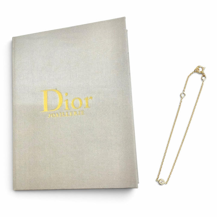Excellent Christian Dior bracelet Mimiwi 1P Diamond Bracelet, 750 (YG) MIM95003