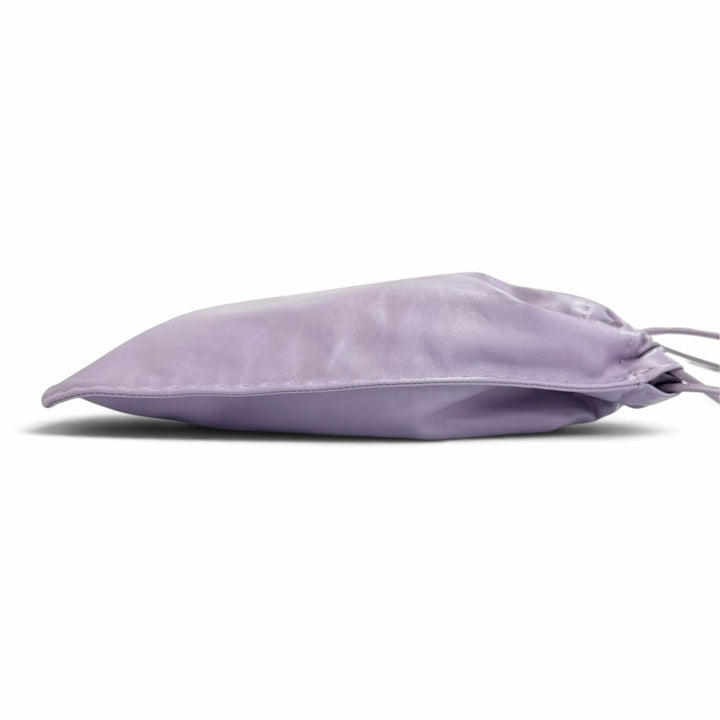 Great PRADA Pouch Wish Pouch Logo drawstring bag purple Nappa leather 1NK063