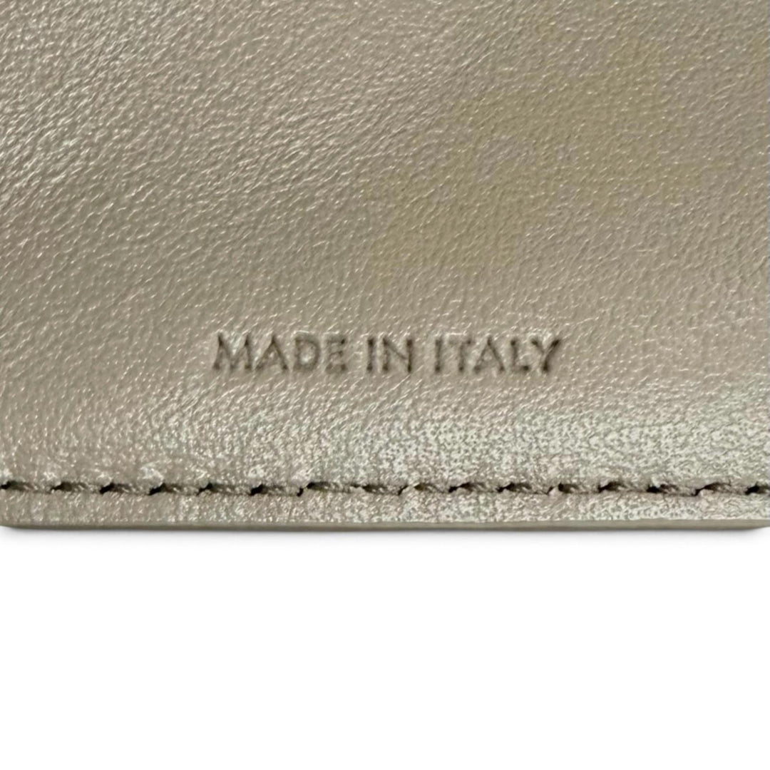 Pristine CELINE Tri-fold wallet Trionf Small Flap Wallet Shinycalfskin 10D783DPV