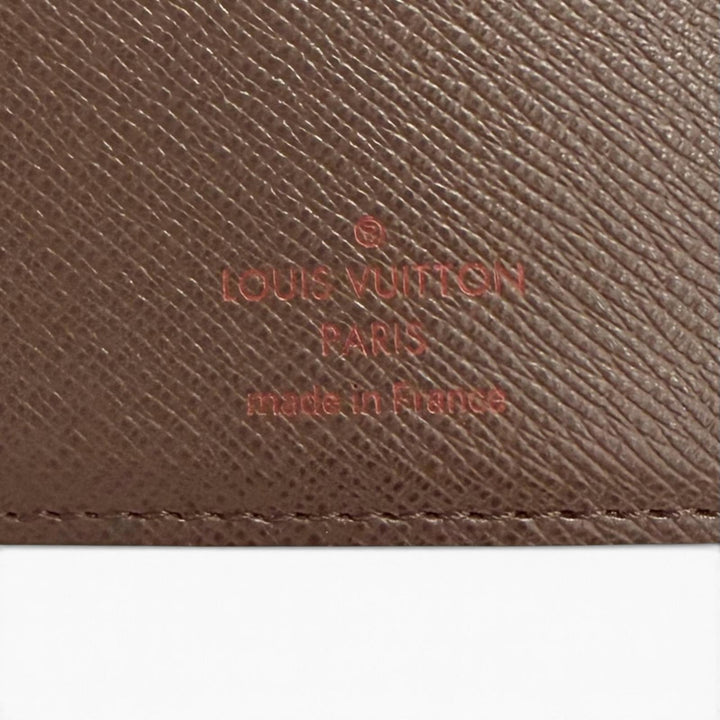 Excellent LOUIS VUITTON Damier Portefeuille Viennois Sword wallet N61674