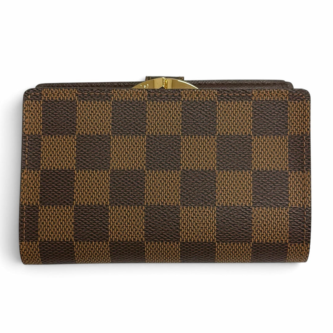 Excellent LOUIS VUITTON Damier Portefeuille Viennois Sword wallet N61674