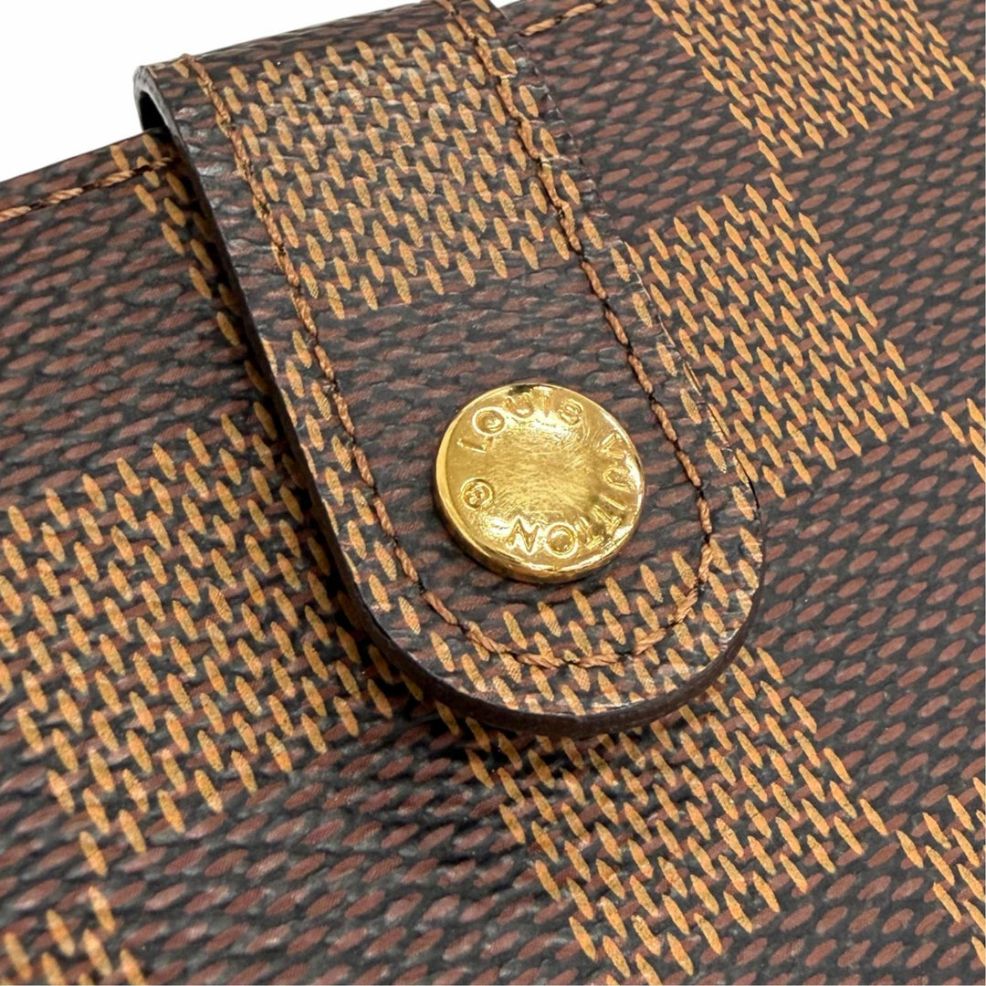 Excellent LOUIS VUITTON Damier Portefeuille Viennois Sword wallet N61674