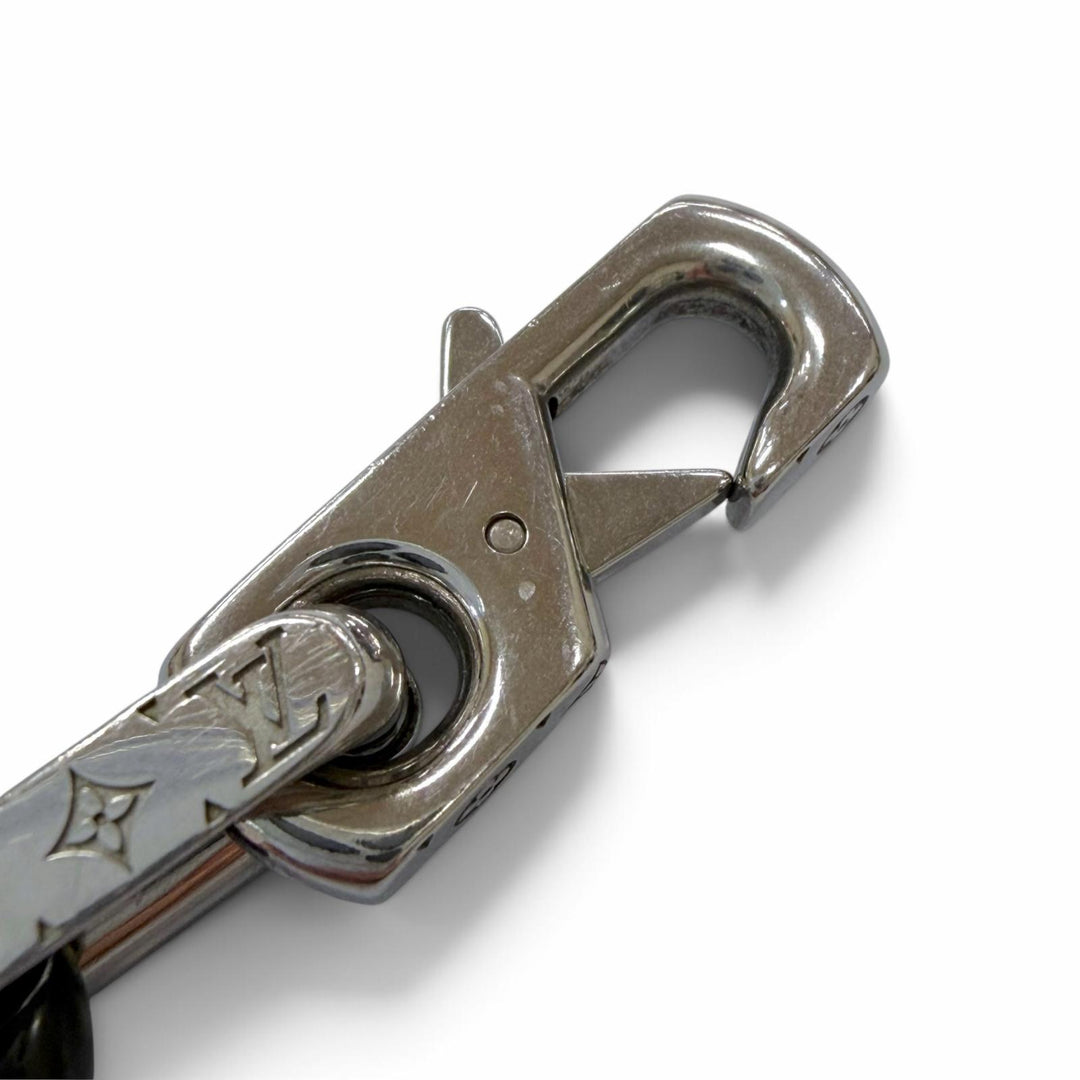 Very Good LOUIS VUITTON bracelet Bracelet Monogram Chain Silver ー mens M00686