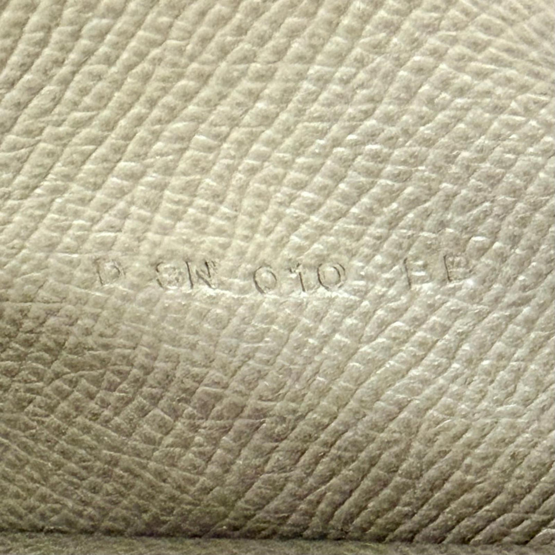 Excellent HERMES Purse Beansufla Bifold Wallet Epsom Leather Women