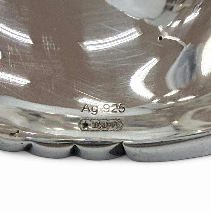 Great GUCCI Ring ring Interlocking G Garden Snake Tiger Head Silver 925 mens 14
