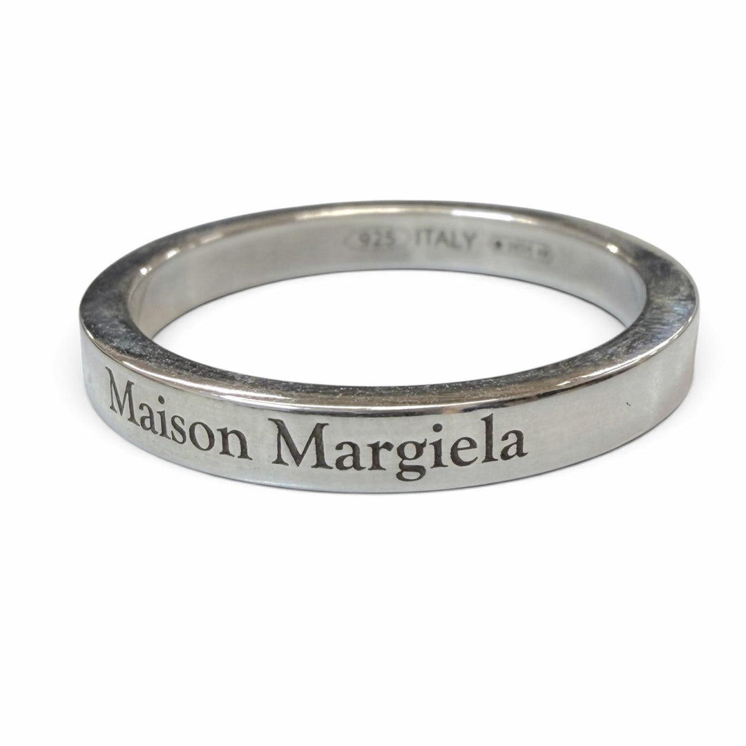 Excellent Maison Margiela Ring ring logo Silver 925 mens SM1UQ0080
