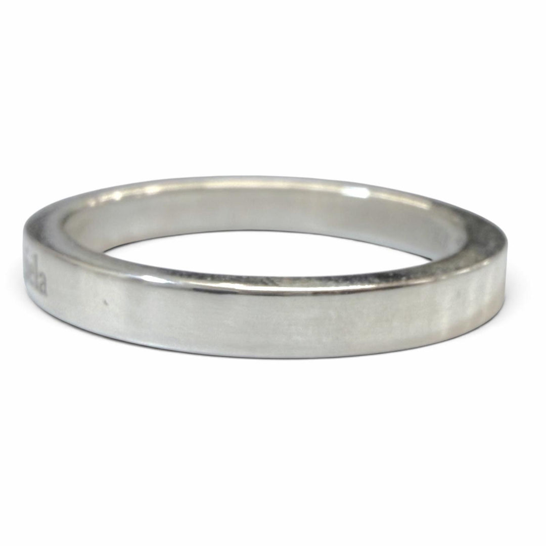 Excellent Maison Margiela Ring ring logo Silver 925 mens SM1UQ0080
