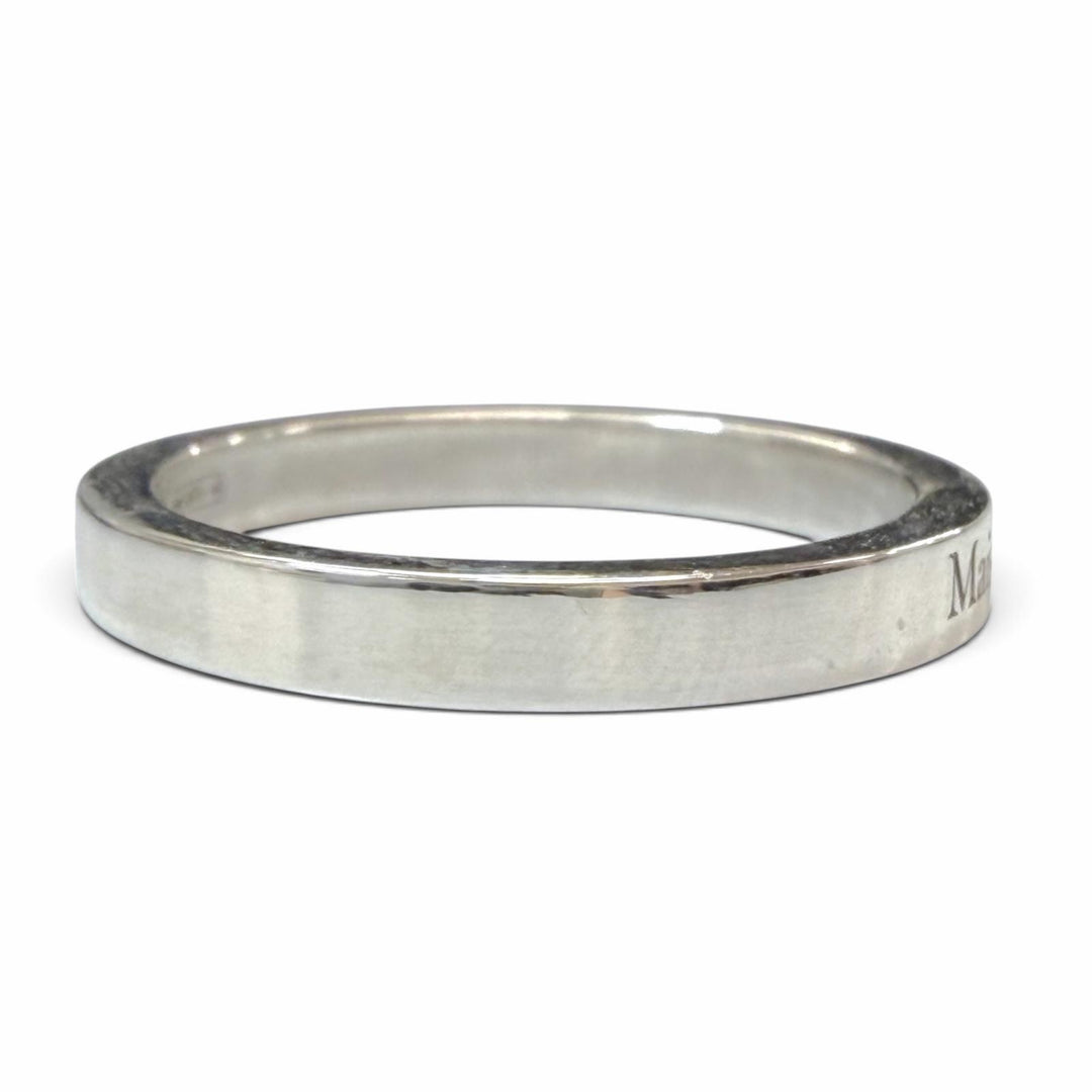Excellent Maison Margiela Ring ring logo Silver 925 mens SM1UQ0080