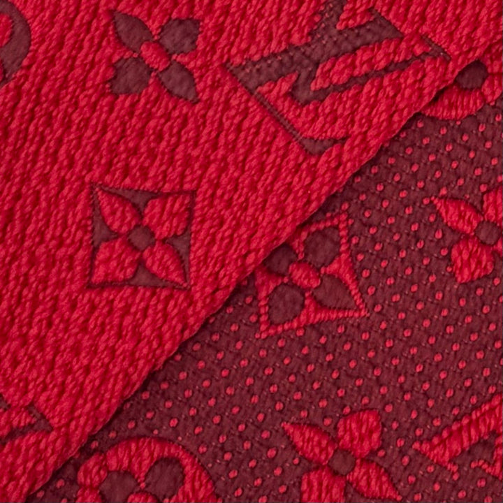 Great LOUIS VUITTON Scarf Escalp Logo Mania Monogram fringe wool Women M72432
