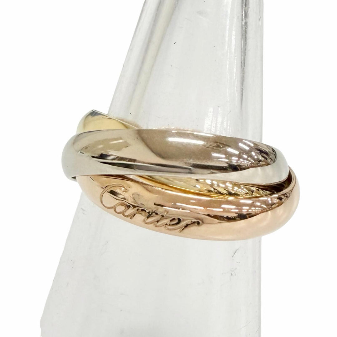Excellent Cartier Ring ring Trinity Classic MM Ring 750(YG PG WG) Women 50