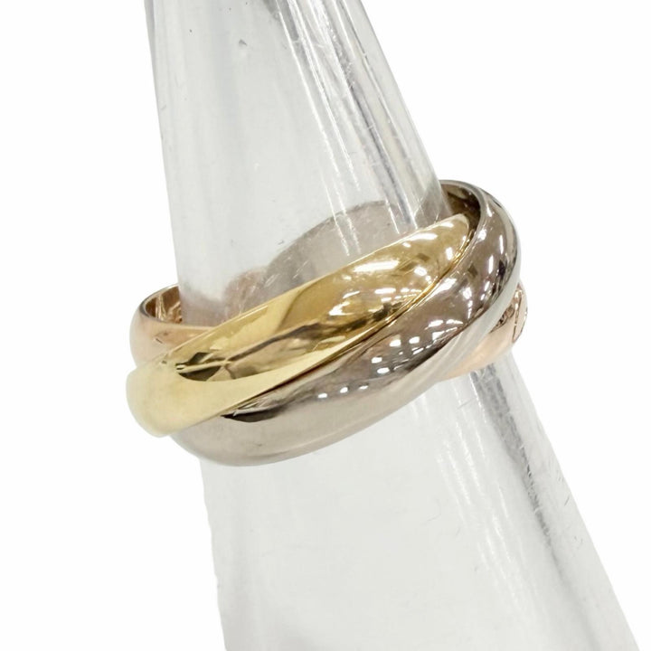 Excellent Cartier Ring ring Trinity Classic MM Ring 750(YG PG WG) Women 50