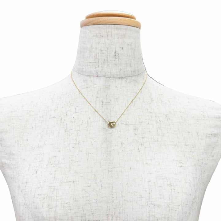 Excellent TIFFANY&Co. Necklace Bean Design Pendant 750(YG) Yellow Gold 750 Women