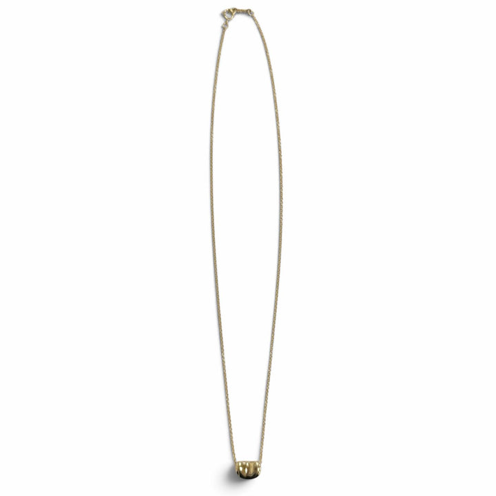 Excellent TIFFANY&Co. Necklace Bean Design Pendant 750(YG) Yellow Gold 750 Women