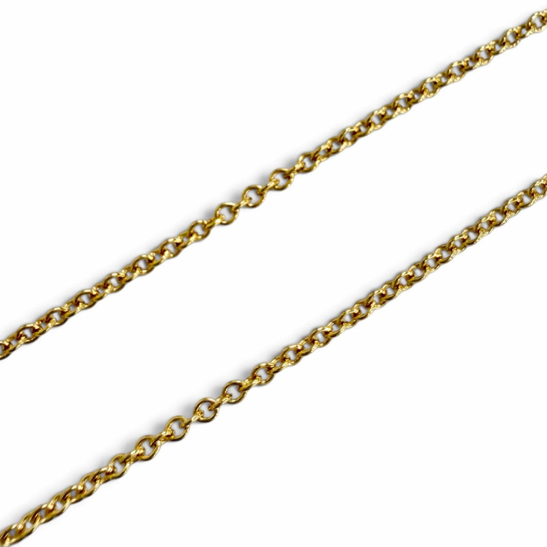 Excellent TIFFANY&Co. Necklace Bean Design Pendant 750(YG) Yellow Gold 750 Women