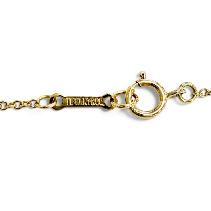 Excellent TIFFANY&Co. Necklace Bean Design Pendant 750(YG) Yellow Gold 750 Women