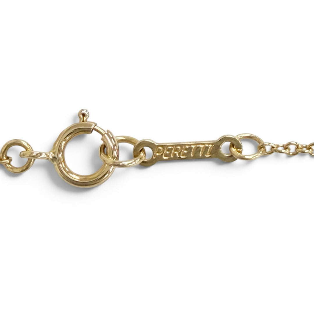 Excellent TIFFANY&Co. Necklace Bean Design Pendant 750(YG) Yellow Gold 750 Women