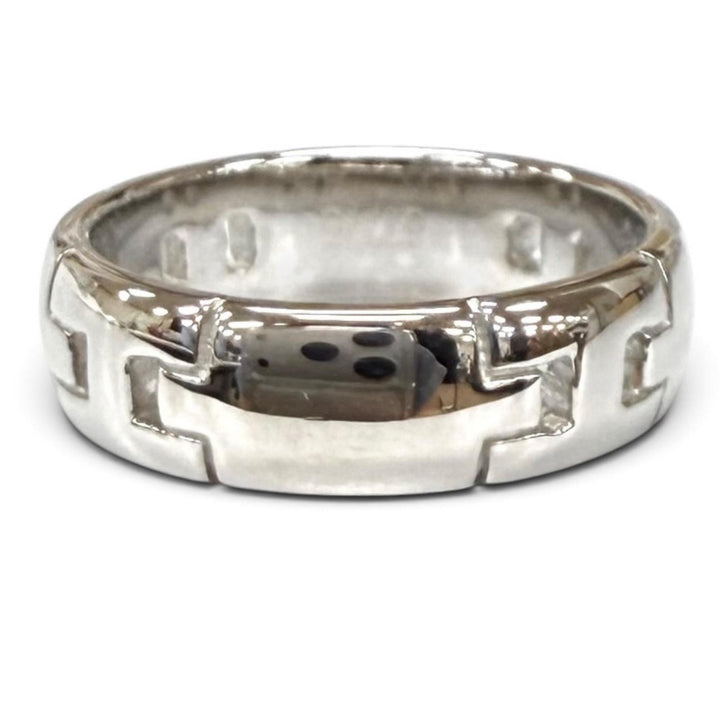 Excellent HERMES Ring ring Ever Hercules Ring White gold 750 Women 49