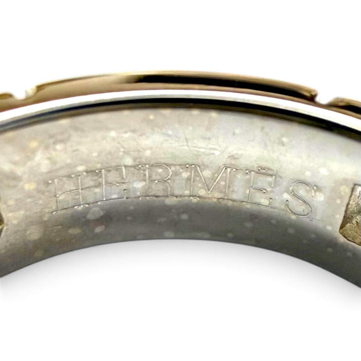 Excellent HERMES Ring ring Ever Hercules Ring White gold 750 Women 49