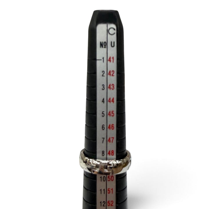 Excellent HERMES Ring ring Ever Hercules Ring White gold 750 Women 49