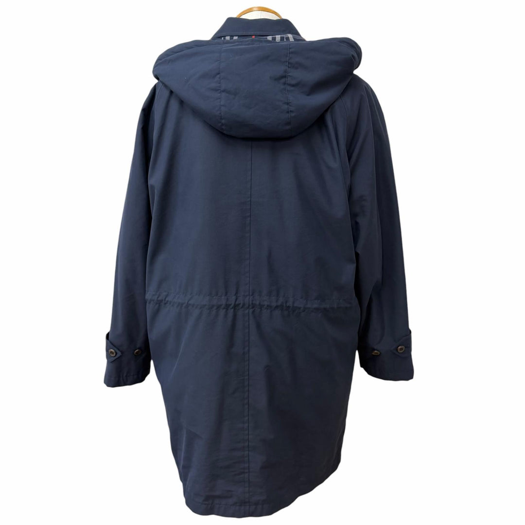 Great Burberrys coat Checkered lining, 2-way hooded jacket with down liner