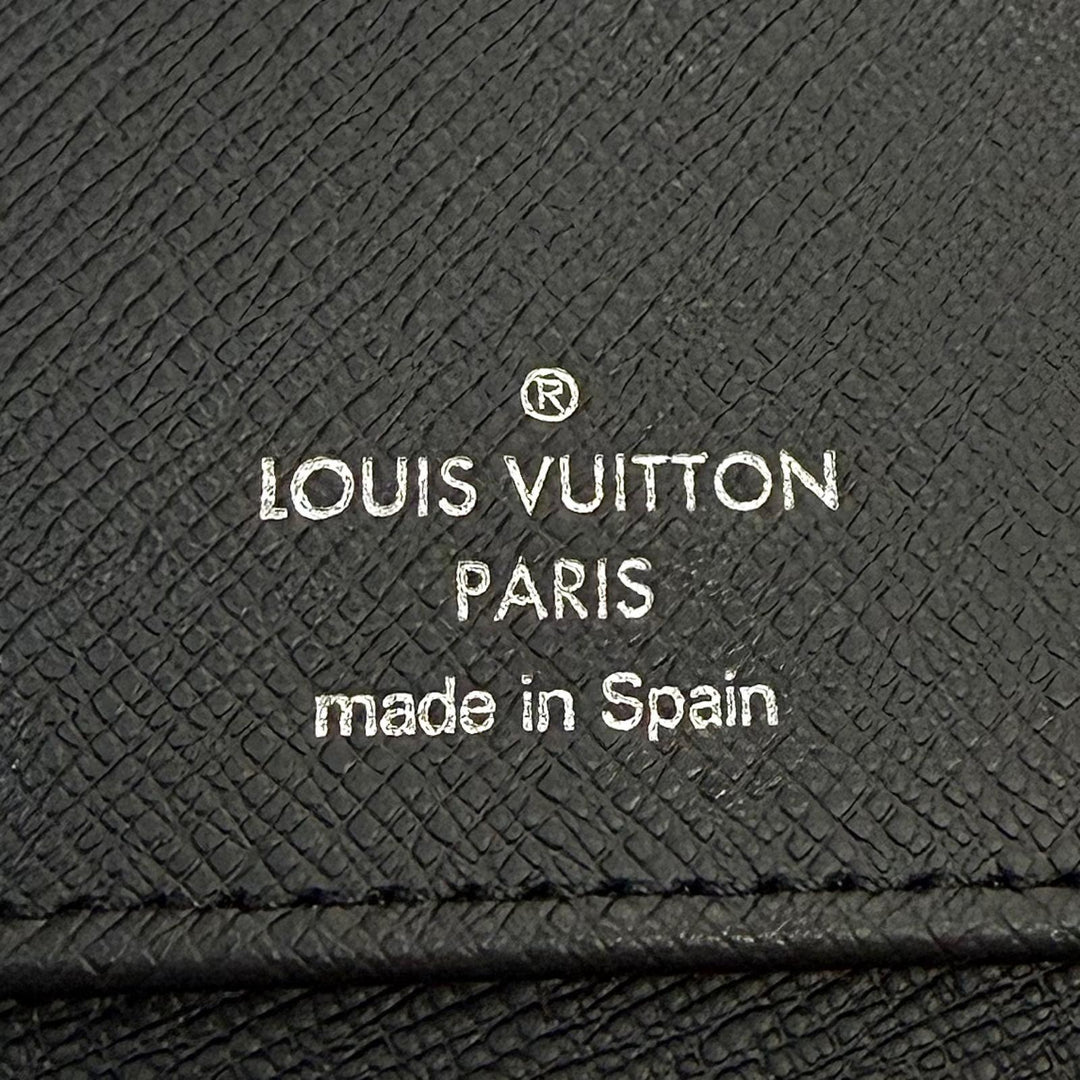 Excellent LOUIS VUITTON Purse LV Monogram Eclipse Zippy Wallet Vertical M62295