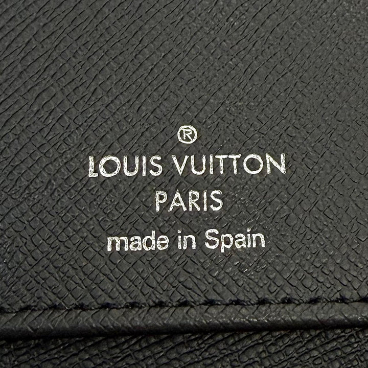 Excellent LOUIS VUITTON Purse LV Monogram Eclipse Zippy Wallet Vertical M62295