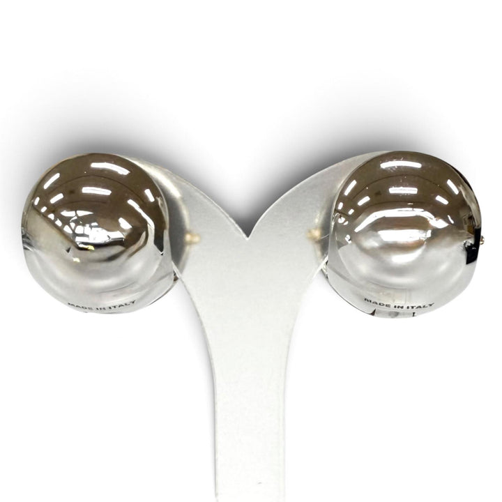 Great PRADA Pierce Triangle logo ball Silver Women 1IO241