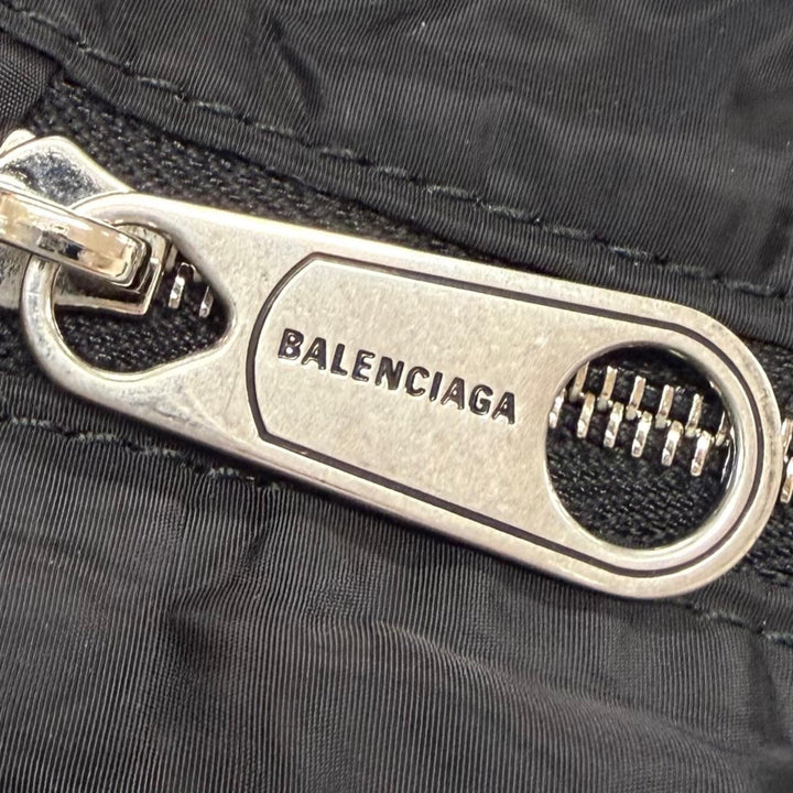 Great BALENCIAGA Shopper Dust Bag, Large logo gray Arena lambskin mens 811608
