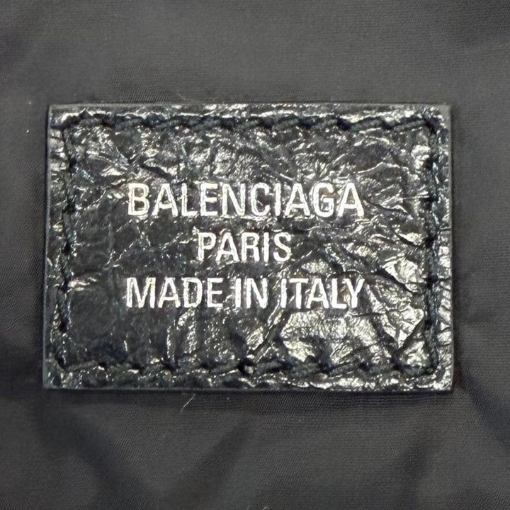 Great BALENCIAGA Shopper Dust Bag, Large logo gray Arena lambskin mens 811608