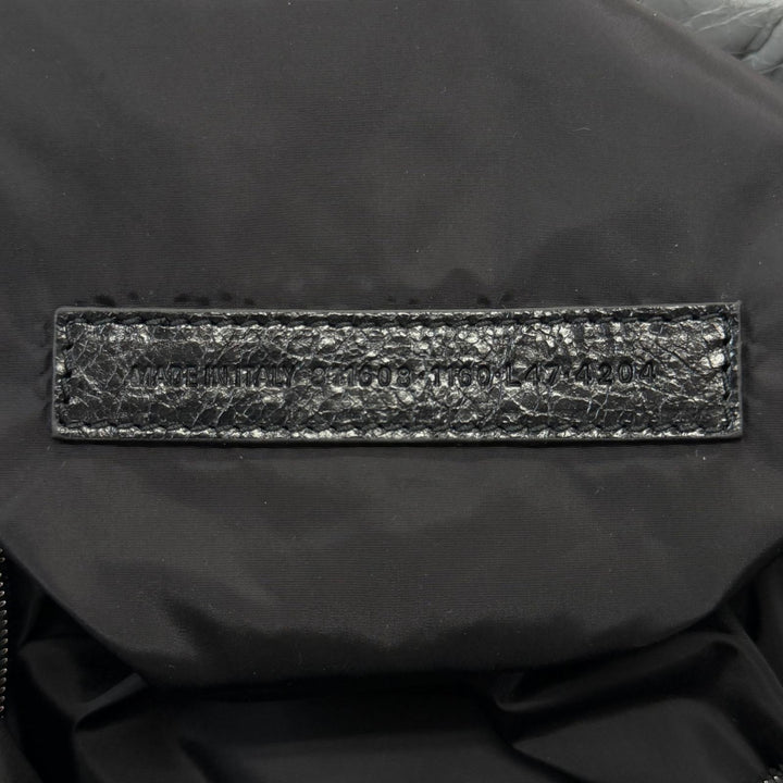 Great BALENCIAGA Shopper Dust Bag, Large logo gray Arena lambskin mens 811608